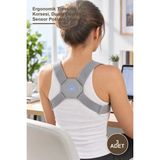 Yenilig 3 Adet Sensörlü Titreşimli Dik Duruş Korsesi – Ergonomik Titreşimli Postür Korsesi, Duruş Düzeltici ve Sensor Posture Corrector