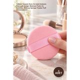Yenilig 3 Adet Tutmalı Pudra Makyaj Süngeri Puf – Tutmalı Tasarım Kuru ve Islak Kullanım Yumuşak Sünger Materyal Pudra ve Fondöten Makeup Sponge Powder Puff
