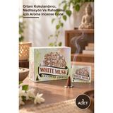 Yenilig 3 Adet White Musk Aromalı Konik Tütsü – Ortam Kokulandırıcı, Meditasyon ve Rahatlama Için Aroma Incense Cone