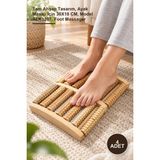 Yenilig 4 Adet Ahşap Ayak Masaj Aleti – Tam Ahşap Tasarım, Ayak Masajı Için 30X18 Cm, Model ALK1207, Foot Massager - 30 x 18 cm