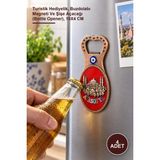 Yenilig 4 Adet Ayasofya Yöresel Magnet ve Açacak – Turistik Hediyelik, Buzdolabı Magneti ve Şişe Açacağı (Bottle Opener), 10X4 cm