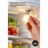 Yenilig 4 Adet CT-4261G LED Buzdolabı Ampulü – 2W E14 3200K Günışığı 140 Lm Düşük Enerji Tüketimli Fridge Light Refrigerator Bulb