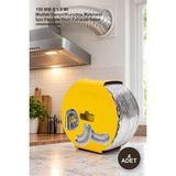 Yenilig 4 Adet Esnek Alüminyum Aspiratör Borusu – 150 mm x 1.5 mt Mutfak/banyo/kurutma Makinesi Için Flexible Duct Exhaust Hose