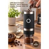 Yenilig 4 Adet Kahve Değirmeni – USB Şarjlı Kompakt Öğütücü, Kahve Makinası Uyumlu, Grinder 20X6 cm - 20 x 6 cm