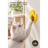 Yenilig 4 Adet Ördek Kedi Otu Oyun Topu – Yenilebilir Doğal Kedi Otu Yapışkan Tasarım, Catnip Ball Kedi Oyuncağı