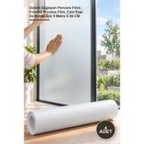 Yenilig 4 Adet Uv Engelleyici Buzlu Cam Filmi – Gizlilik Sağlayan Pencere Filmi, Frosted Window Film, Cam Kapı Ve Bölme İçin 5 Metre X 60 CM