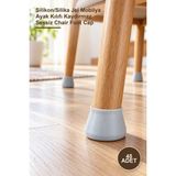 Yenilig 48 Adet Masa Sandalye Ayak Koruyucu – Silikon/silika Jel Mobilya Ayak Kılıfı Kaydırmaz Sessiz Chair Foot Cap