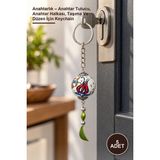 Yenilig 5 Adet Anahtarlık – Anahtar Tutucu, Anahtar Halkası, Taşıma ve Düzen Için Keychain