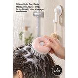 Yenilig 5 Adet Askılı Saç Masaj Tarağı – Silikon Uçlu Saç Derisi Masaj Aleti, Duş Tarağı, Scalp Brush, Hair Massager