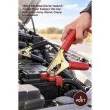 Yenilig 5 Adet Büyük Boy Akü Takviye Maşası – 10X25 cm Metal Gövde Yalıtımlı Kırmızı Siyah Kelepçe Oto Van Motosiklet Jump Starter Clamp