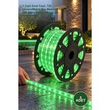Yenilig 5 Adet CT-4552 Şerit LED 220 Volt – 3 Çipli Smd Yeşil, 720 Lümen/metre, Dış Mekan IP65, 100 Metre Paket, Strip LED
