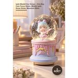 Yenilig 5 Adet Işıklı Müzikli Kar Küresi – Orta Boy Cam Fanus Dekor, Müzikli Işıklı Snow Globe, Masaüstü Biblo