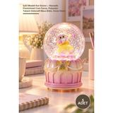 Yenilig 5 Adet Işıklı Müzikli Kar Küresi – Otomatik Püskürtmeli Cam Fanus, Polyester Tabanlı Dekoratif Masa Biblo, Snow Globe