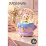 Yenilig 5 Adet Işıklı Müzikli Orta Boy Kar Küresi – Cam Fanus Dekoratif Biblo, Sallanan Kar Efekti, Işık ve Müzik, Snow Globe