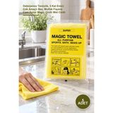 Yenilig 5 Adet Islak Sihirli Bez – Deterjansız Temizlik, 3 Kat Emici Çok Amaçlı Bez, Mutfak Fayans Cam Ayna, Magic Cloth Wet Cloth