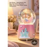 Yenilig 5 Adet Kar Küresi – Işıklı Müzikli Orta Boy Cam Dekor, Masaüstü Biblo, Snow Globe, Music Globe