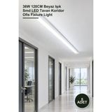 Yenilig 5 Adet LED Bant Armatür CT-2478/CT-2478B – 36W 120CM Beyaz Işık Smd LED Tavan Koridor Ofis Fixture Light