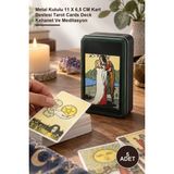 Yenilig 5 Adet Tarot Kartı – Metal Kutulu 11 x 6,5 cm Kart Destesi Tarot Cards Deck Kehanet ve Meditasyon