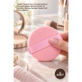 Yenilig 5 Adet Tutmalı Pudra Makyaj Süngeri Puf – Tutmalı Tasarım Kuru ve Islak Kullanım Yumuşak Sünger Materyal Pudra ve Fondöten Makeup Sponge Powder Puff