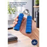 Yenilig 6 Adet Bilek Güçlendirme Yayı – Sünger Saplı El-Parmak ve Pazı Egzersiz Aleti, Wrist Exerciser, Hand