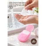 Yenilig 80 Adet Kağıt Seyahat Sabunu – Suda Çözünür Kağıt Sabun, Pratik El Hijyeni Için Travel Paper Soap ve Soap Sheets