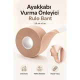 Yenilig Ayakkabı Vurma Önleyici Rulo Bant 2.5 cm x 5 m – Topuk Koruyucu, Ayak Vurma Bandı, Cilt Dostu Nefes Alabilen Ayakkabı Vurması Önleyici Bant