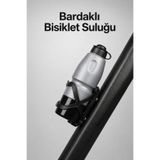 Yenilig Bardaklı Bisiklet Suluğu – Bisiklet Su Matarası ve Suluk Tutucu Seti, Spor, Yol Bisikleti ve Günlük Kullanım İçin Pratik Taşınabilir Suluk