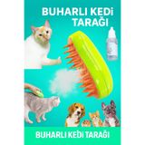 Yenilig Buharlı Kedi Tarağı – Tüy Bakımı ve Derinlemesine Temizlik İçin Evcil Hayvan Tarağı