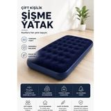 Yenilig Çift Kişilik Yumuşak Şişme Yatak – Konforlu, Dayanıklı ve Pratik Kullanımlı Şişme Kamp, Misafir ve Seyahat Yatağı Çok Renkli