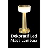 Yenilig Dokunmatik Dekoratif LED Masa Lambası - Şarjlı/pilli ve 3 Kademe Parlaklık Ayarlı Çok Renkli