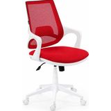 Yenilik Rüzgarı Ergonomik Çalışma Koltuğu Kırmızı Beyaz Ofis Sandalyesi