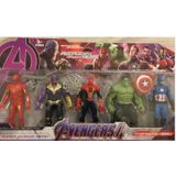 Yenilmezler Endgame Thanos Hulk Ironman Oyuncak 5 Li Set