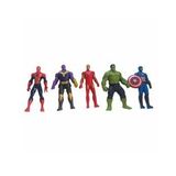Yenilmezler Oyuncak Hulk Thanos Ironman Örümcek Adam Kaptan Amerika 5 Li Set Avengers