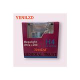 Yenilzd H4 Ampul Performans Ampulü Ultra Vision +%200 Fazla +%20 Beyaz Işık 12V 60/55W