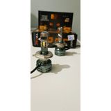 YENİLZD H4 Mercekli MEGA Led FarLED ZENON 75W 20.000 LÜMEN GARANTİLİ H4MERCEKLİ GÜÇLÜ AYDINLALTMA