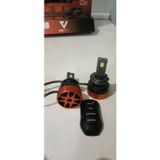 Yenilzd H7-Kumandalı Led 50W/75W/100W Çakarmod Xenon 6000K Işık Led Xenon 20.000Lm Garantili 12-24V