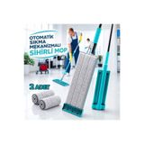 Yenimiyeni Otomatik Sıkma Mekanizmalı Sihirli Mop Yer Duvar Silme Mopu