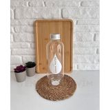 Yeninesilevim 1 Adet 1000 ml (1 Litre) Hacimli Cam Su Şişesi Matarası
