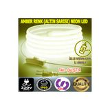 yeninesilledci ömür elektroled 220V NEON LED 1 MT AMBER RENK TAK ÇALIŞTIR YÜKSEK IŞIK ÇOK ŞIK VE KULLANIŞLIDIR (VİDEOYU İZLEYİNİZ)
