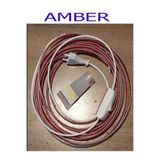yeninesilledci ömür elektroled 220V Şerit LED YÜKSEK IŞIK FİŞLİ VE ANAHTARLI AMBER IŞIK 4 METRE ((ADAPTÖR TRAFO YOK TAK ÇALIŞTIR)