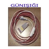 yeninesilledci ömür elektroled 220V Şerit LED YÜKSEK IŞIK GÜNIŞIĞI 5 METRE LED UCUNDA BESLEME KABLOSU TAKILIDIR.