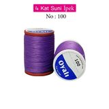 YenisiniAl Oyalı 4 Kat Suni İpek İplik İğne Oyası Boncuk İpi Tığ Oyası No:100
