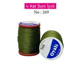 YenisiniAl Oyalı 4 Kat Suni İpek İplik İğne Oyası Boncuk İpi Tığ Oyası No:269