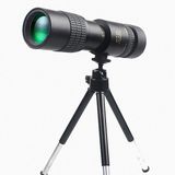 YENITECH-10-300X40MM Monoküler Teleskop-Evrensel Telefon Klipsi-Tripod - Siyah