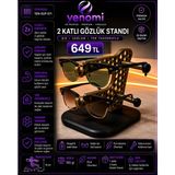 Yenomi 2 Katlı Gözlük Standı