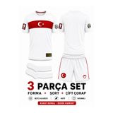 yenteks Türkiye FIFA CUB 2026 İSİMSİZ Beyaz Çocuk Forması Çorap Hediyeli