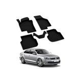 Yeo Volkswagen Jetta 6 2011-2018 Model Yılları İçin Uyumlu Yeo 4D Havuzlu Paspas Takımı