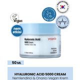 Yeppda hyalüronik asit kompleksi içeren nemlendirici krem yeppda hyaluronic acid 5000 cream 50ml