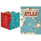 Yer Altı - Su Altı ve Atlas Kitap Seti (2 Kitap, Ciltli)