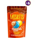 Yer Fıstıklı Sütlü Çikolata Kaplamalı Renkli Draje 120 gr x 6 Adet - 100 gr